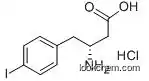 Molecular Structure of 269396-70-5 ((R)-3-Amino-4-(4-iodophenyl)butanoic acid hydrochloride)